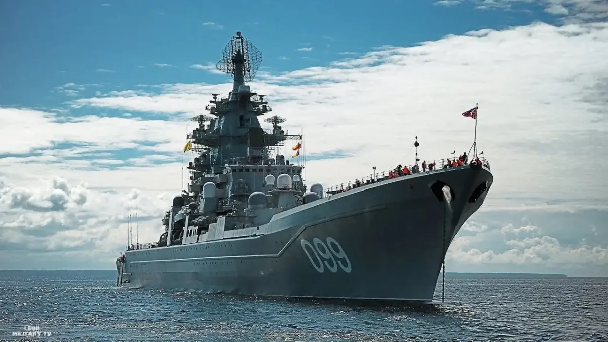 Флагман ВМФ России Петр Великий