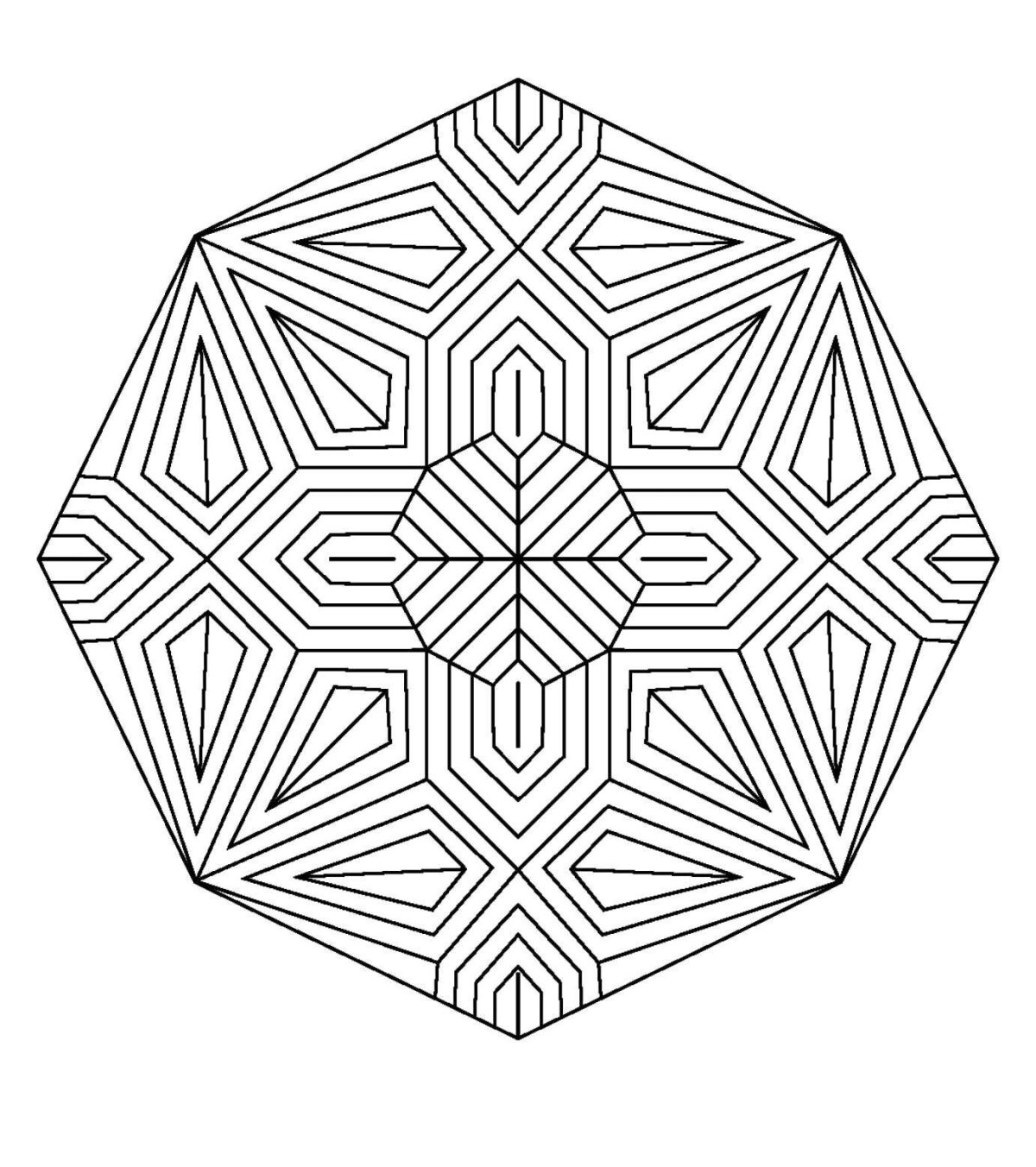 Мандала Геометрическая