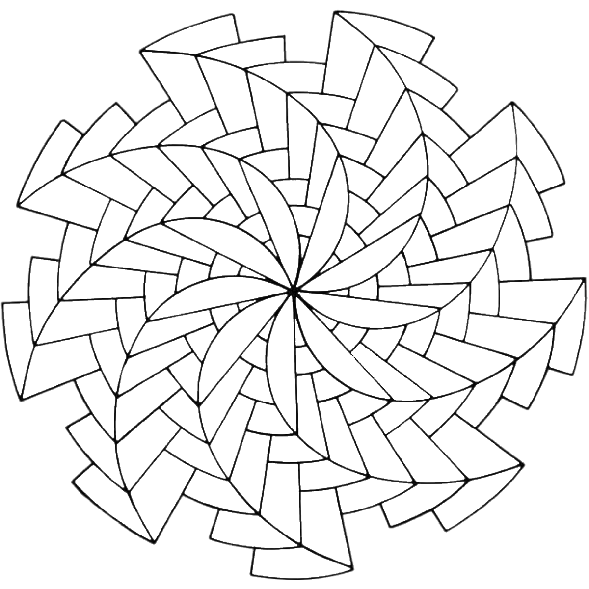 Антистресс раскраски геометрия