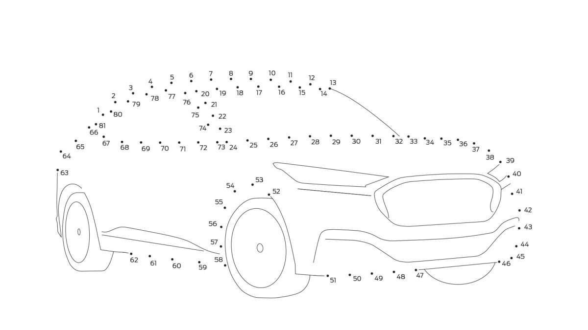 Самолет обвести по точкам