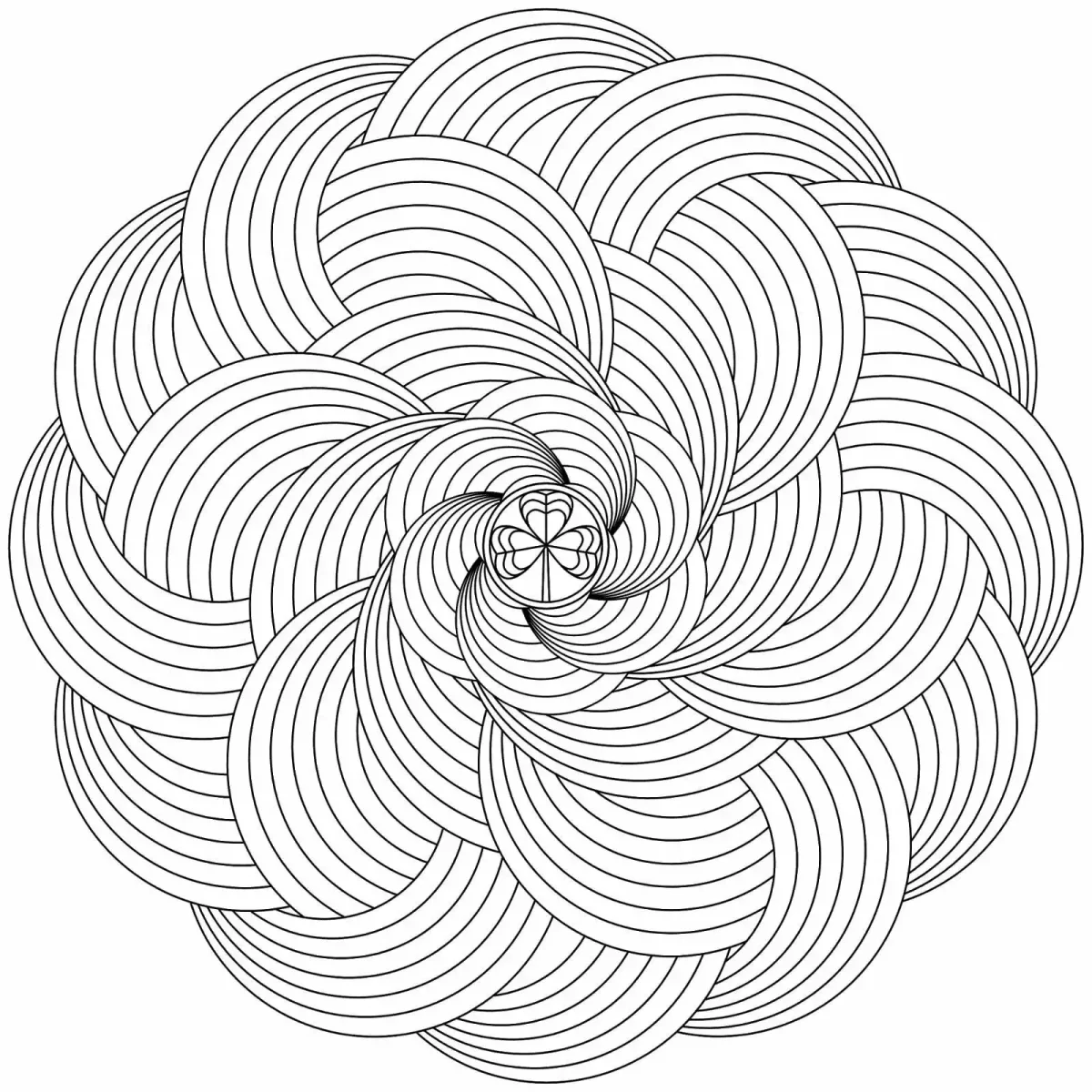 Спиралевидная Мандала
