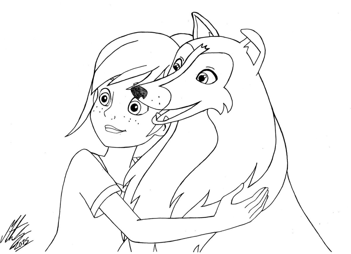 Раскраска собака колли