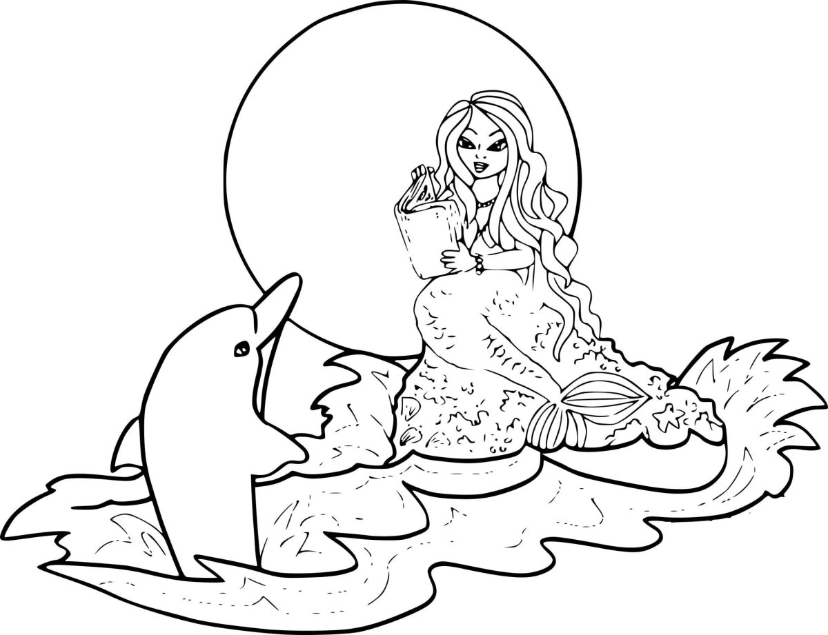 Рисунок к сказке Русалочка Ганс христиан Андерсен