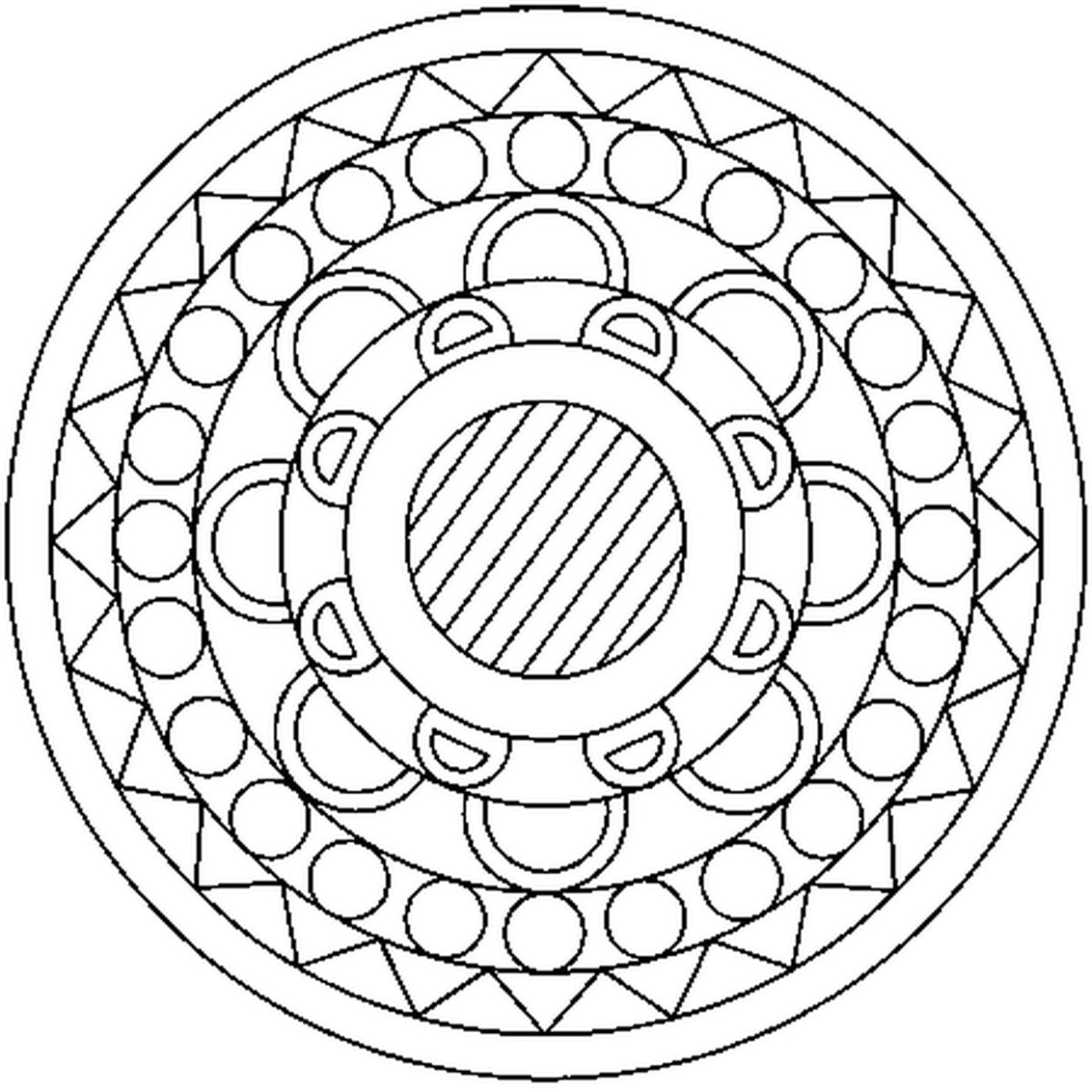 Натюрморт раскраска