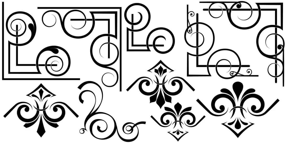 Угловой узор