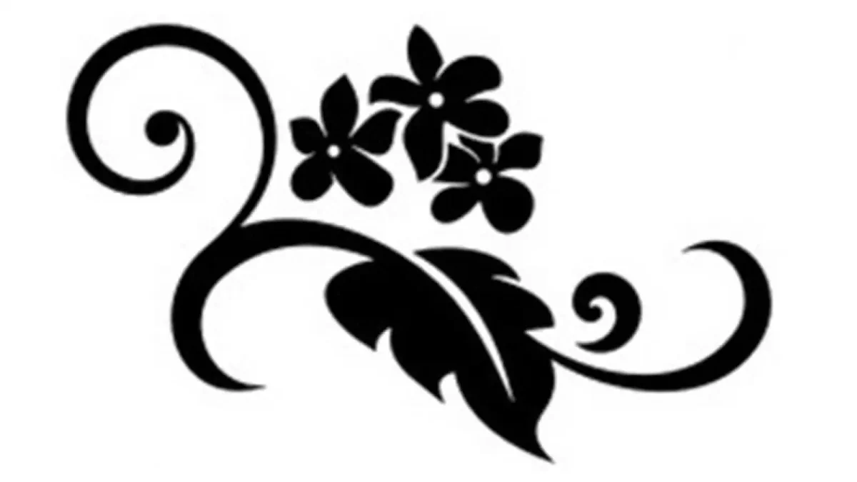 Тонкие узоры для декора угол