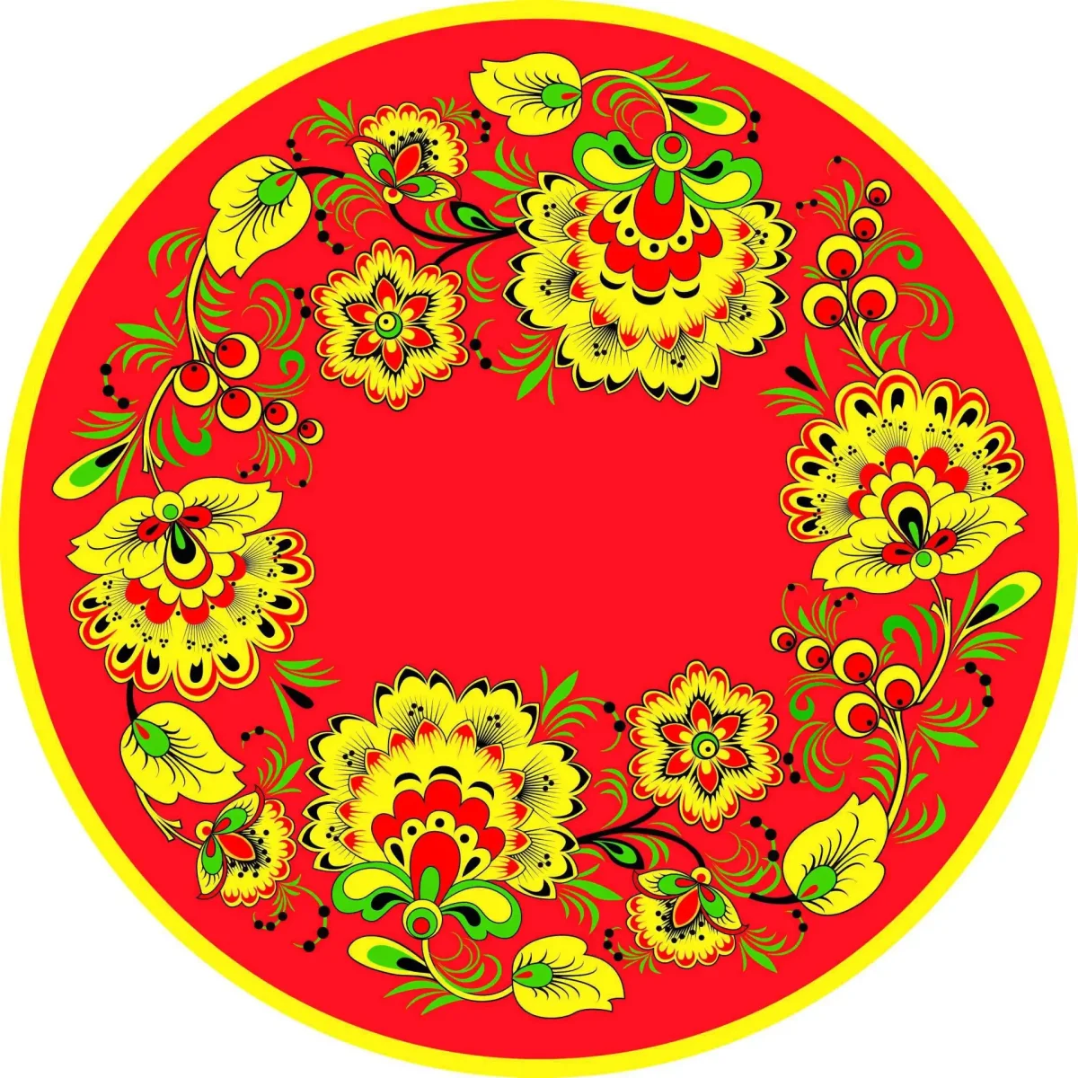 Хохлома и Городец