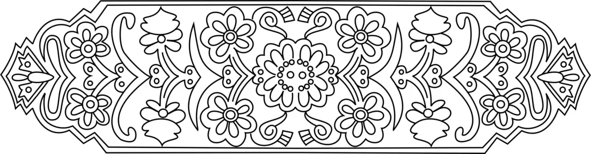 Орнаменты. Раскраска