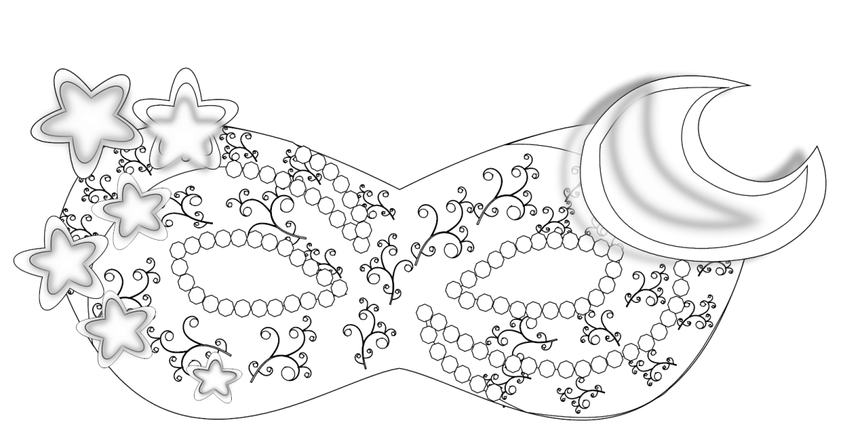 Новогодние маски для девочек