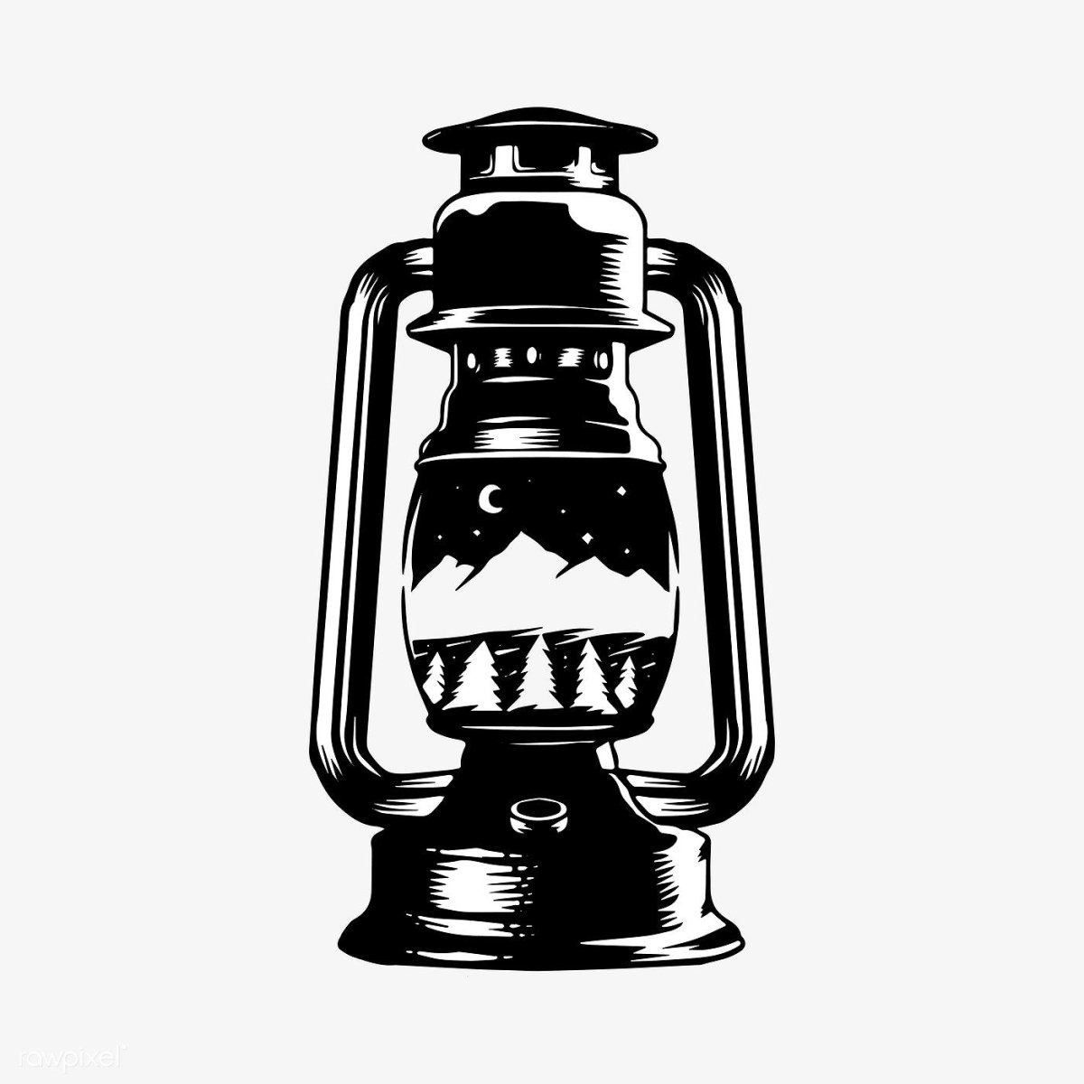 Фонарь набросок