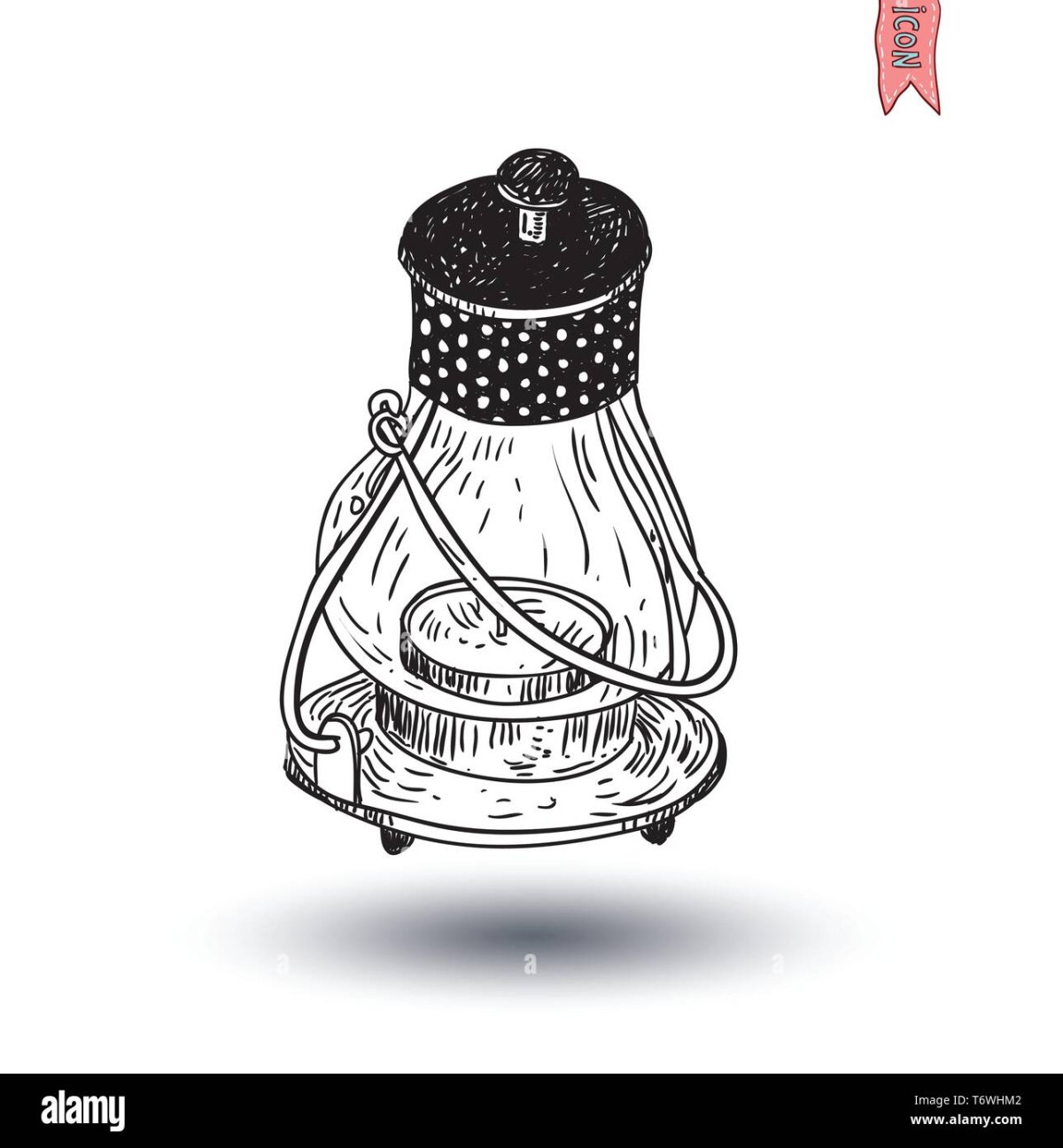 Керосиновая лампа набросок