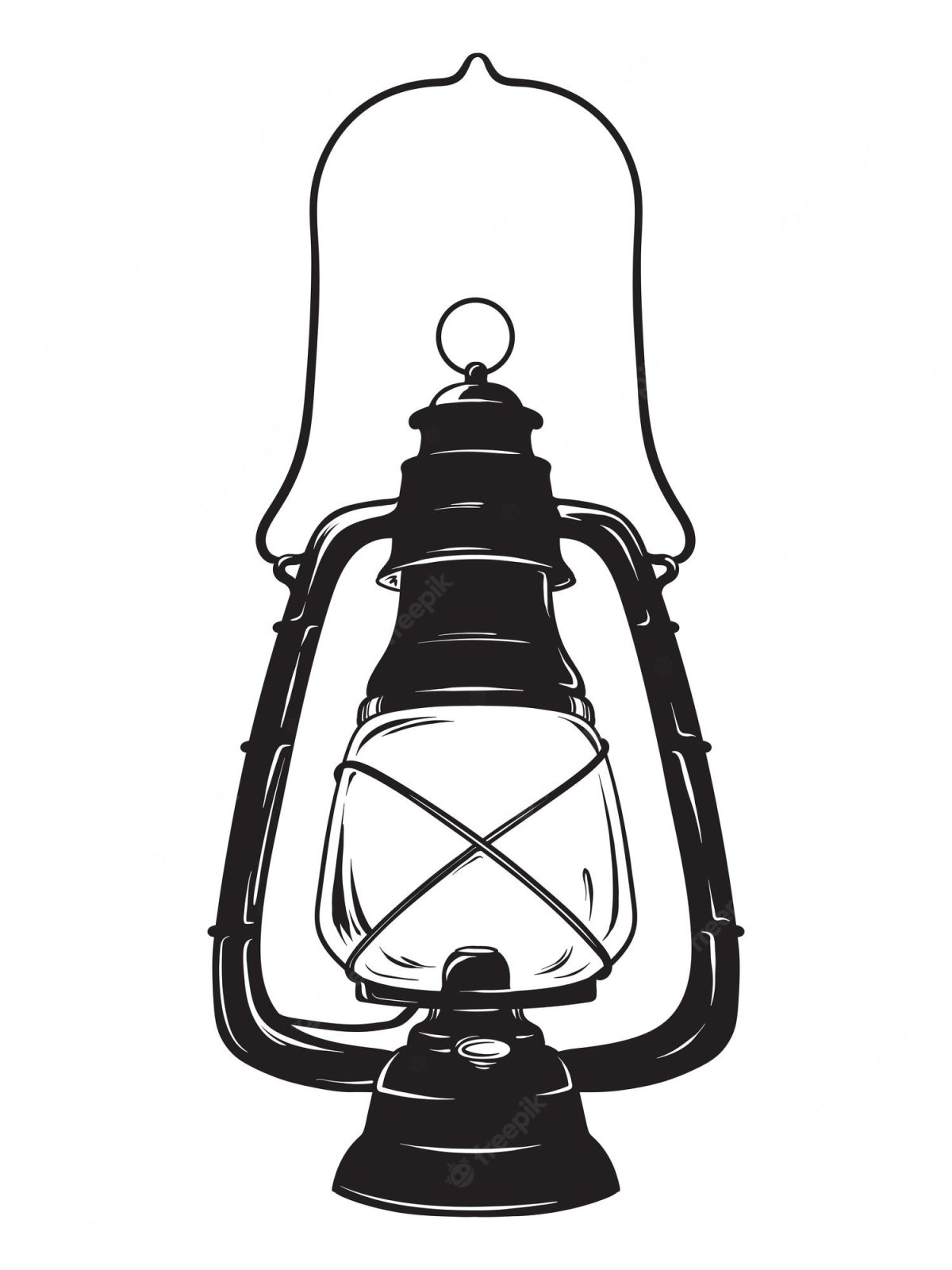 Пиктограмма керосиновая лампа