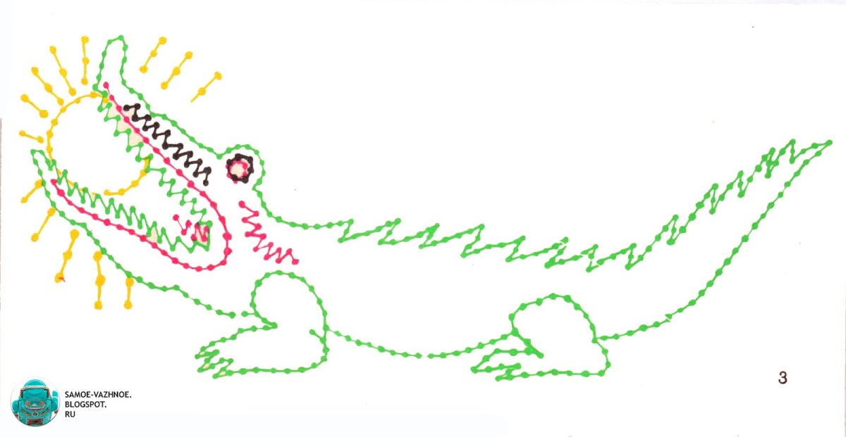 Крокодил раскраска для детей