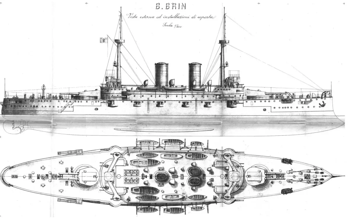 Восставшие матросы подняли красный флаг на броненосце «Потемкин»