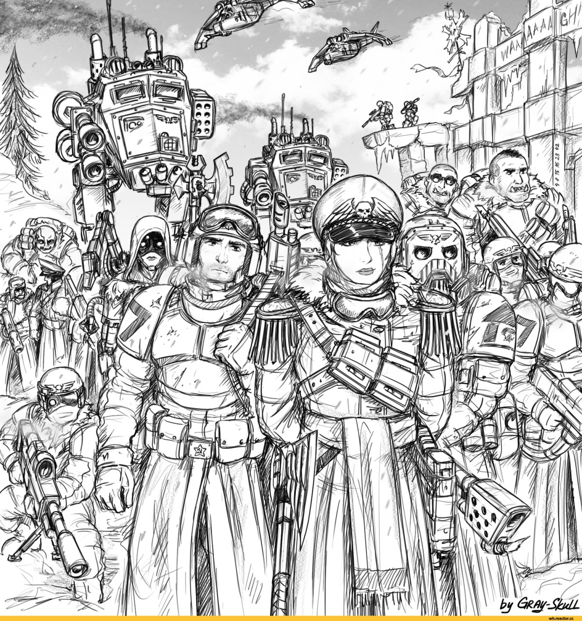 Вархаммер 40000 комиссар Райвель комиксы