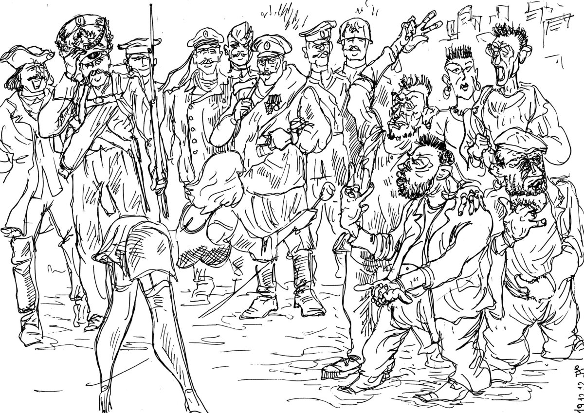 Раскраска Гвардеец