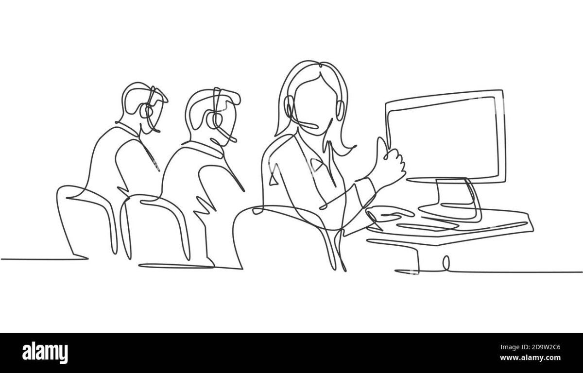 Раскраска работник коло центр