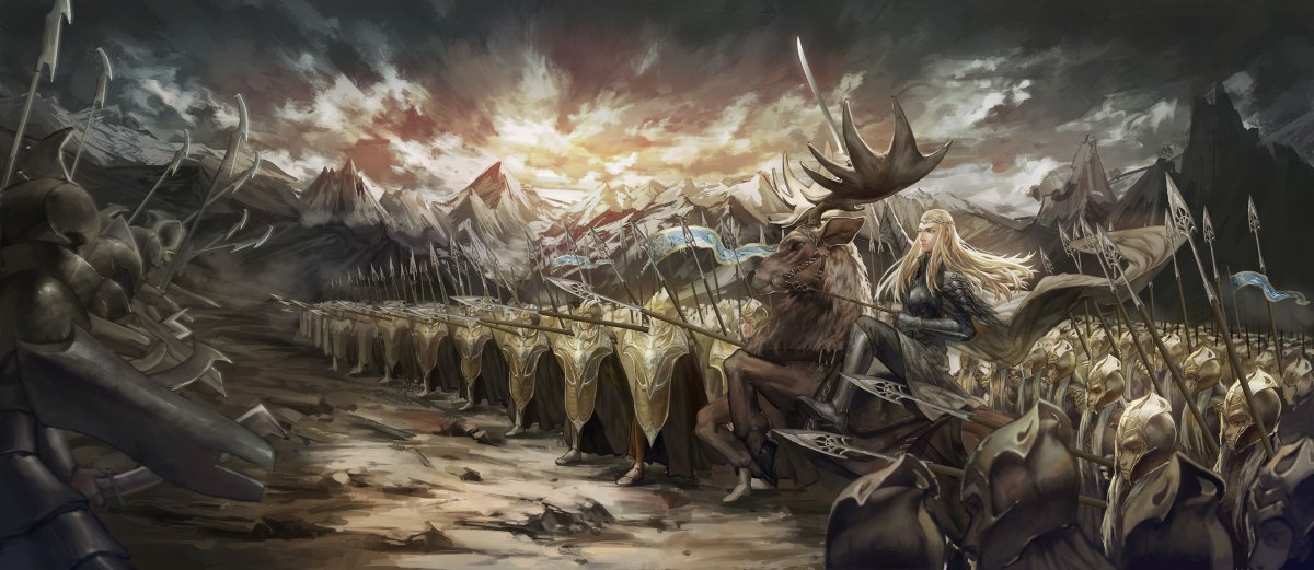 Хоббит битва пяти воинств армия эльфов