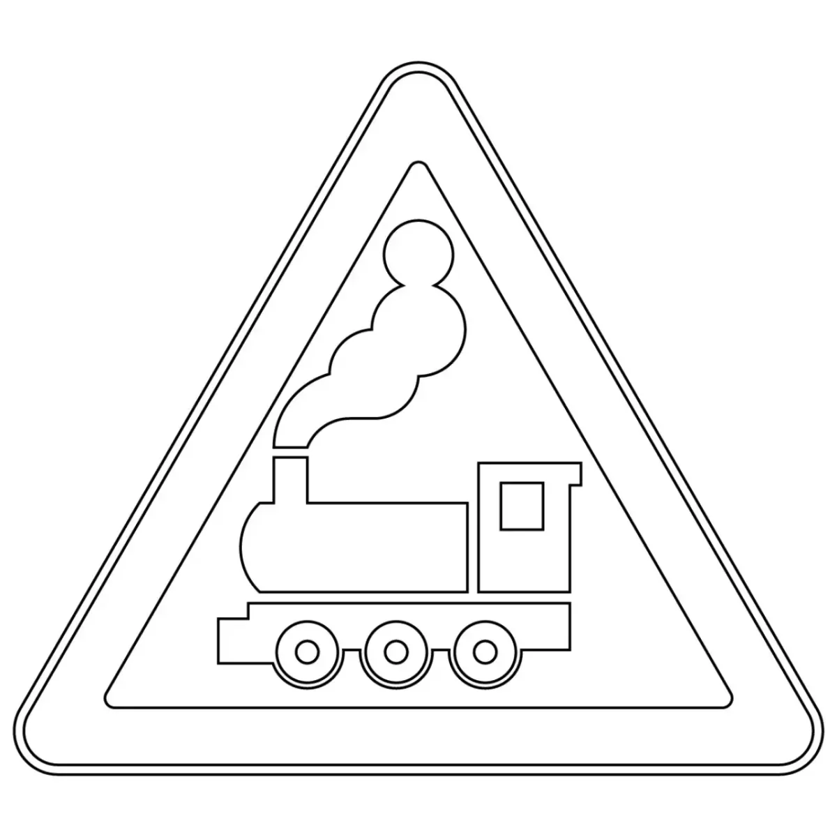 Знаки дорожного движения раскраска