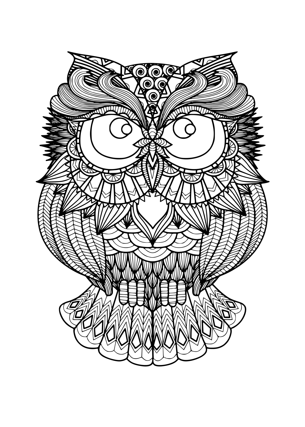 Мандала Сова