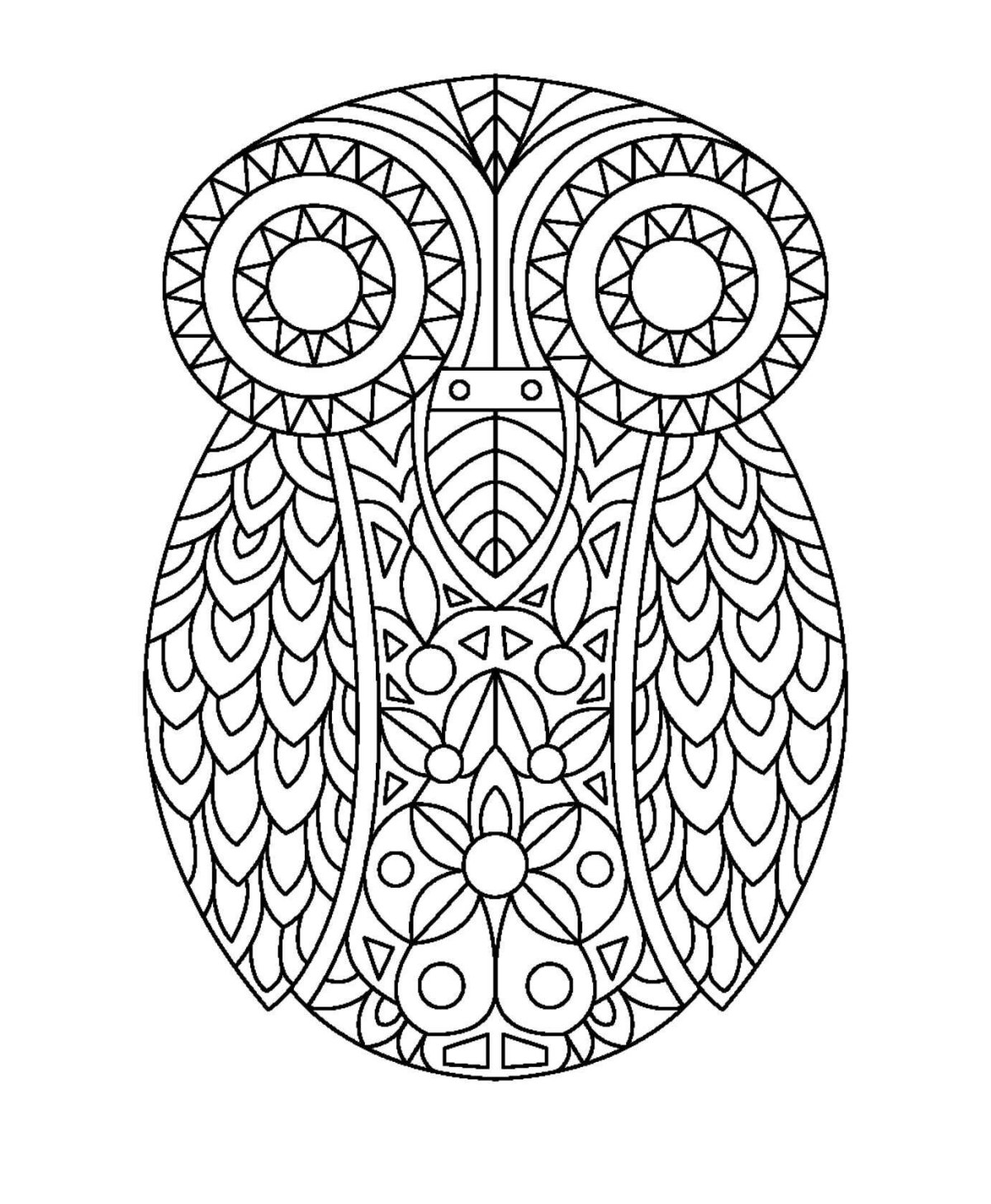 Рисунки для медитаций. Совы