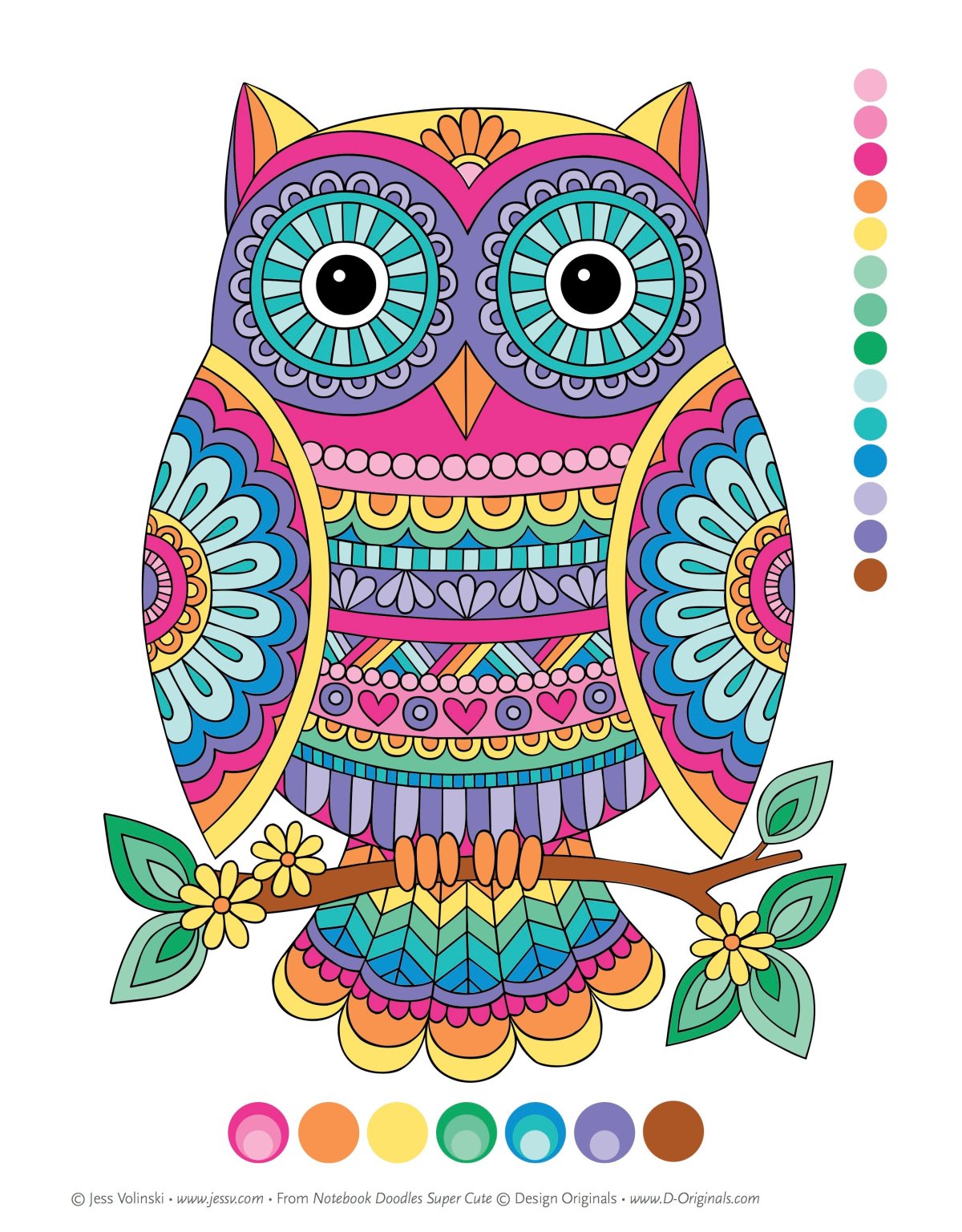 Картина Мандала Сова