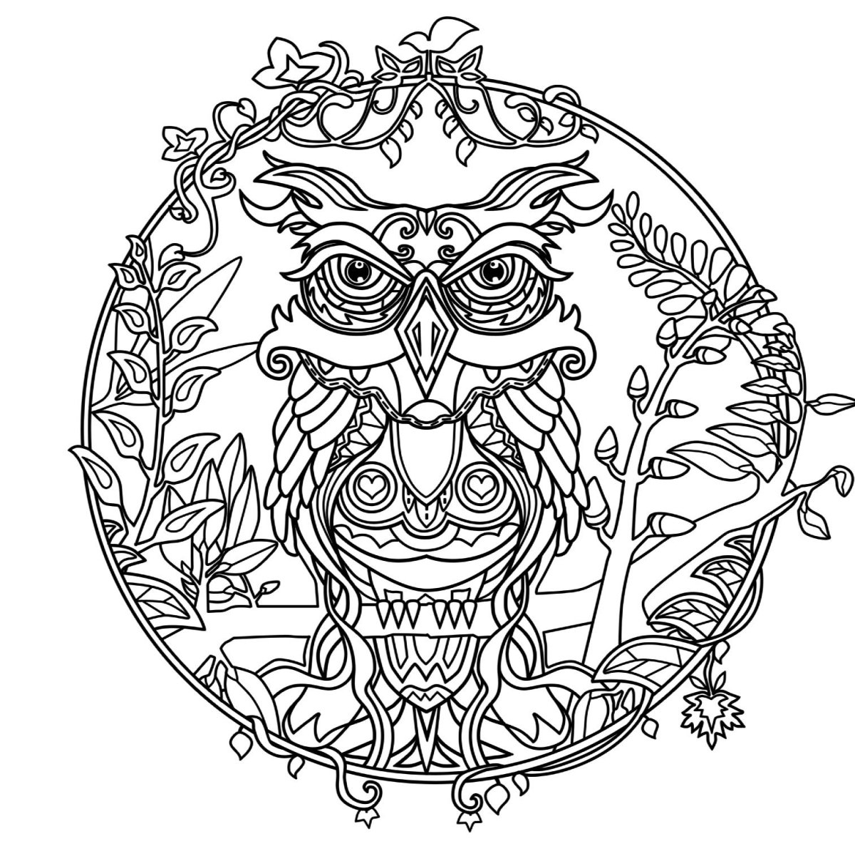 Мандала Сова