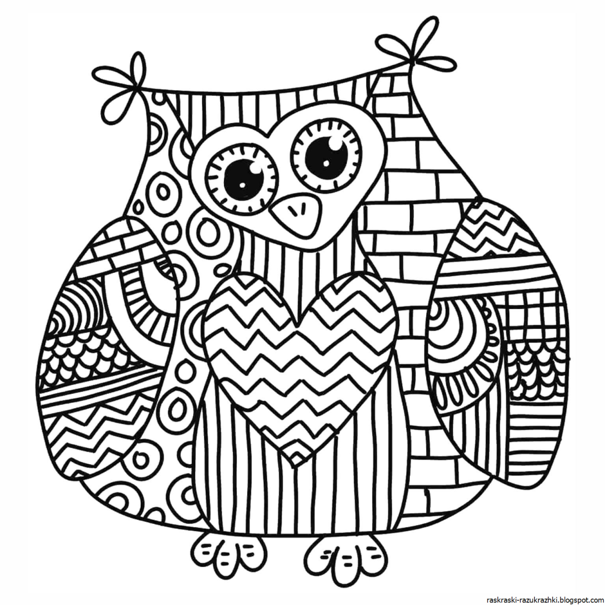 Раскраска антистресс этно