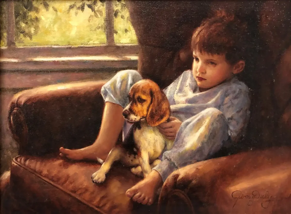 Джим Дейли картины с собаками