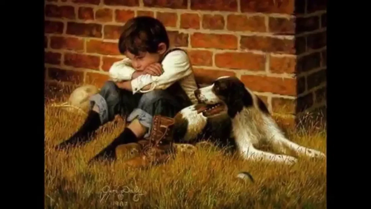 Джим Дейли художник мальчик с собакой