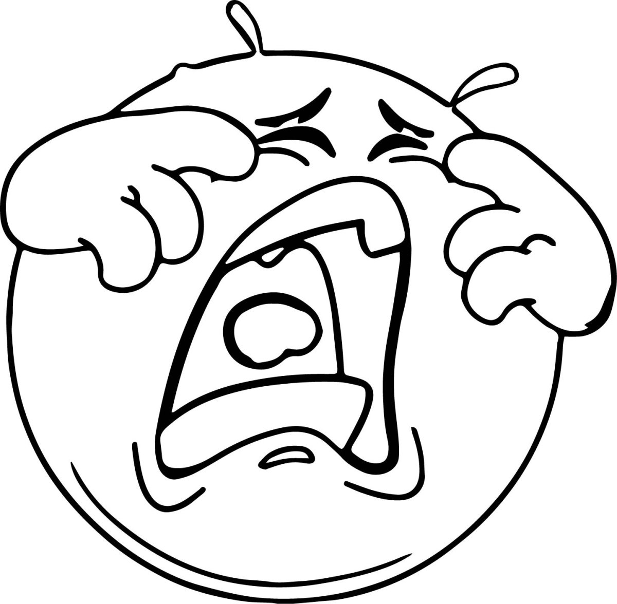 Маска крик вектор