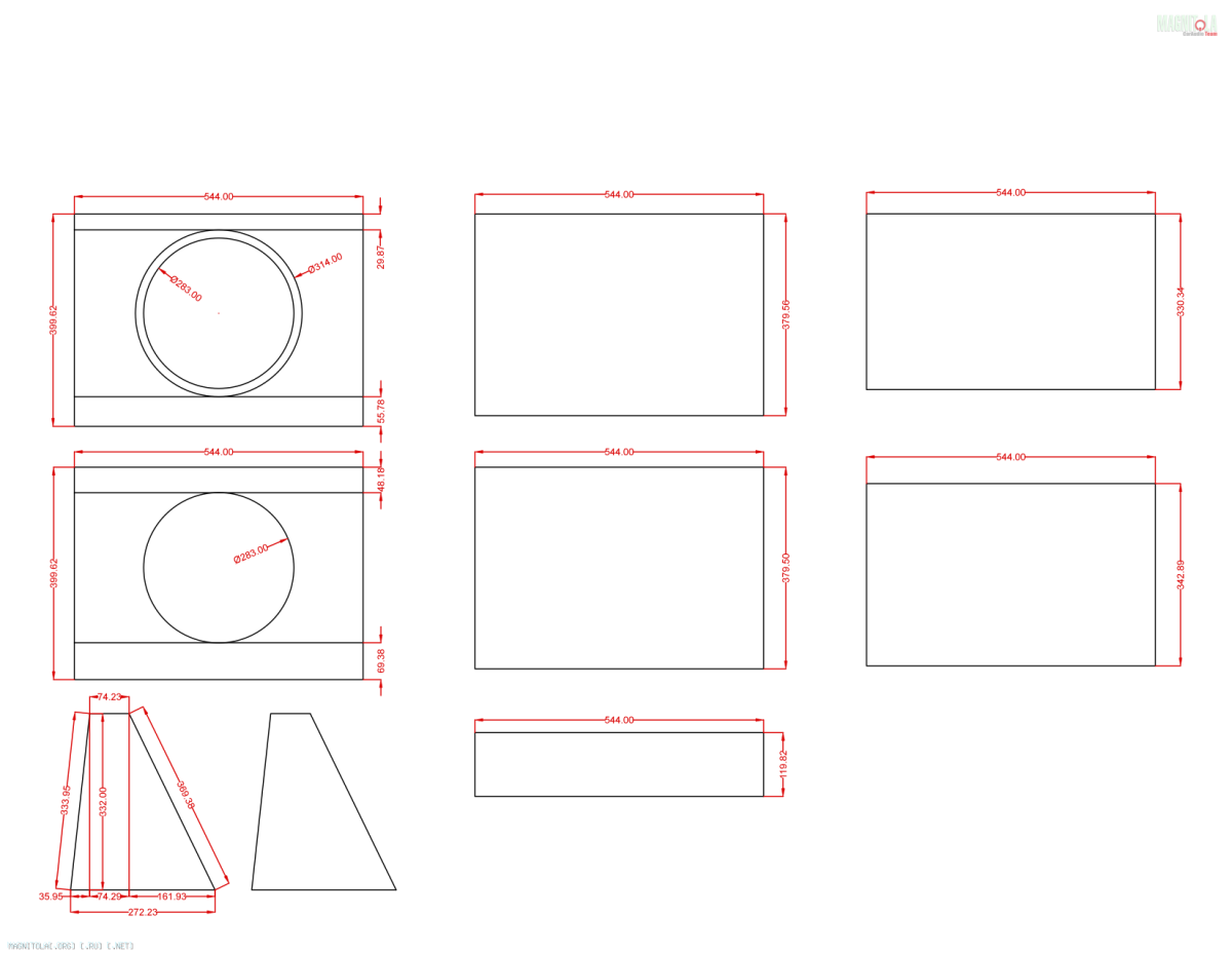 Раскраска сабвуфера