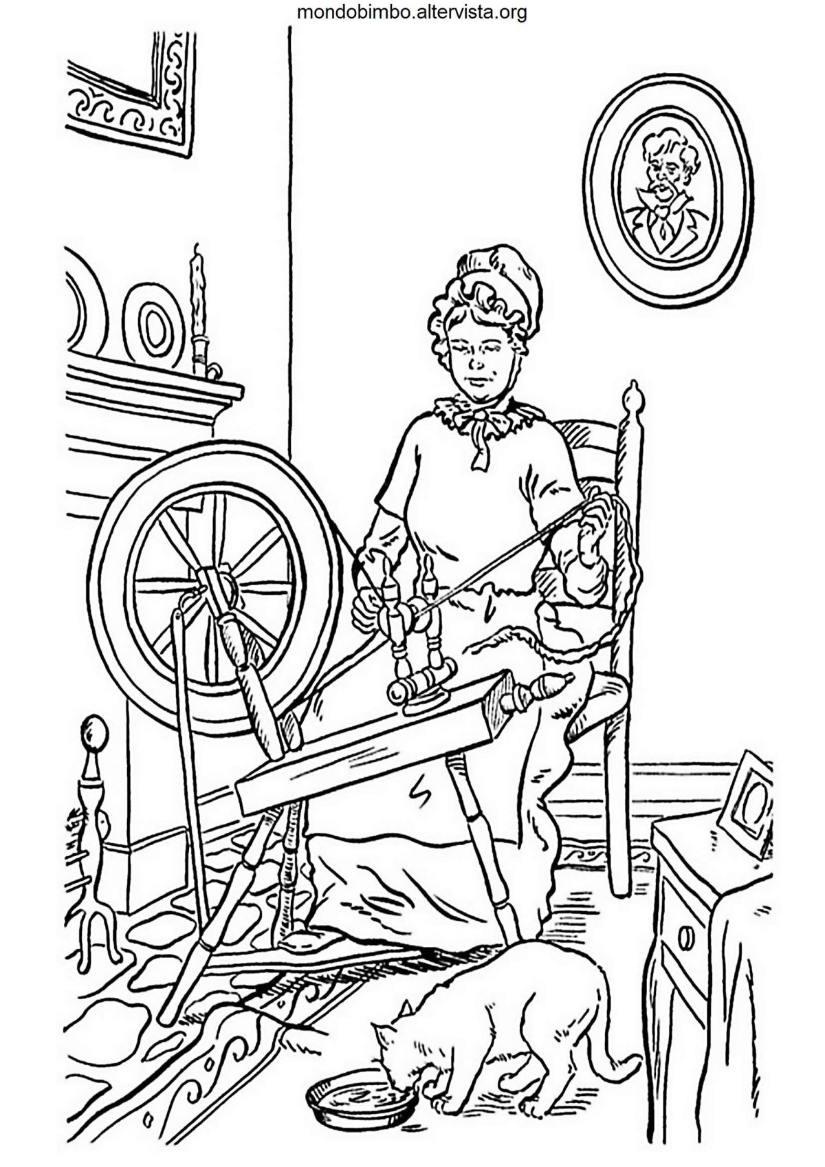 Марк Твен раскраска