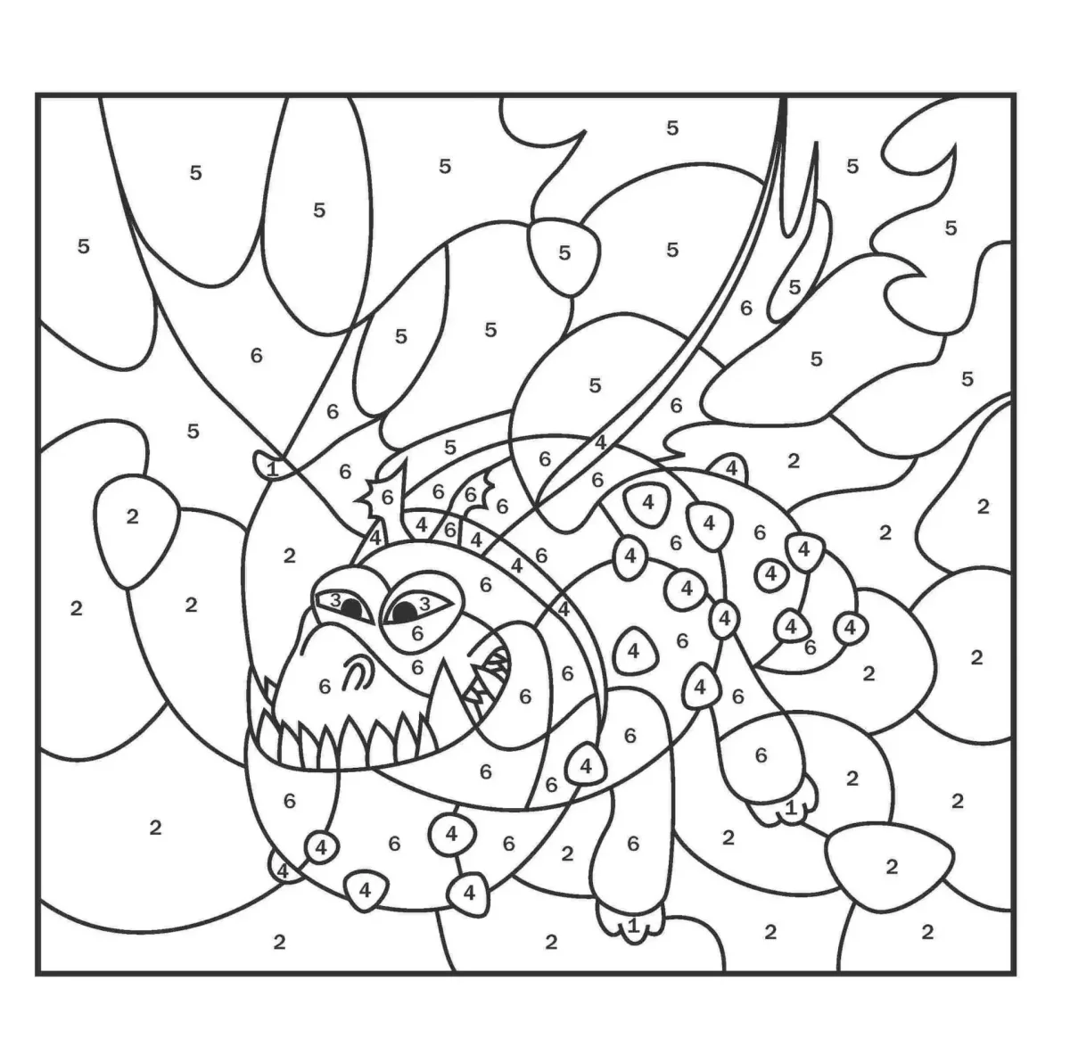 Раскраски по номерам для взрослых