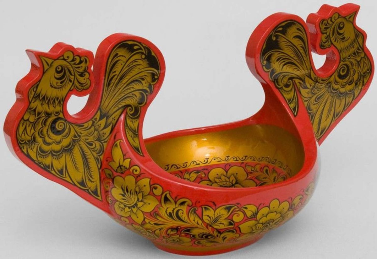 Утица роспись Хохлома