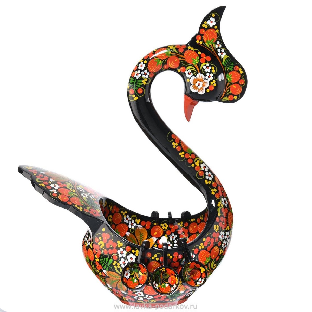 Братина "лебедь". Хохлома