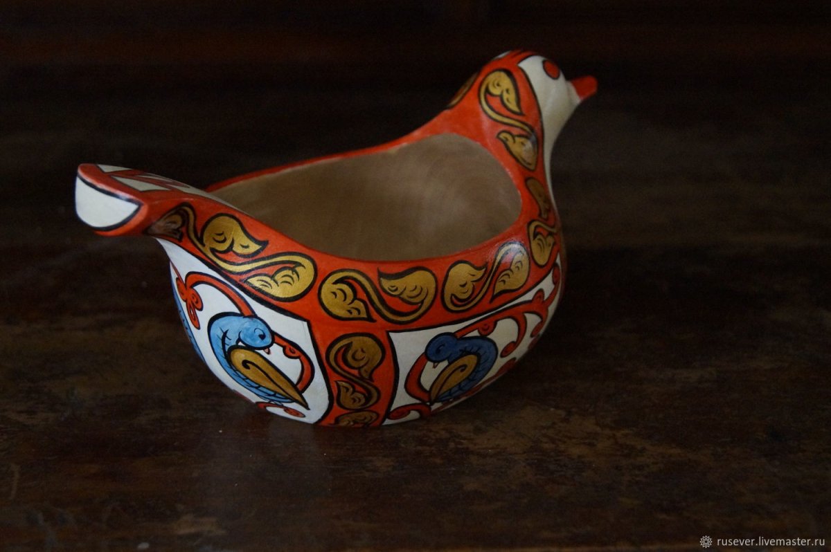 Мезенская роспись Утицы