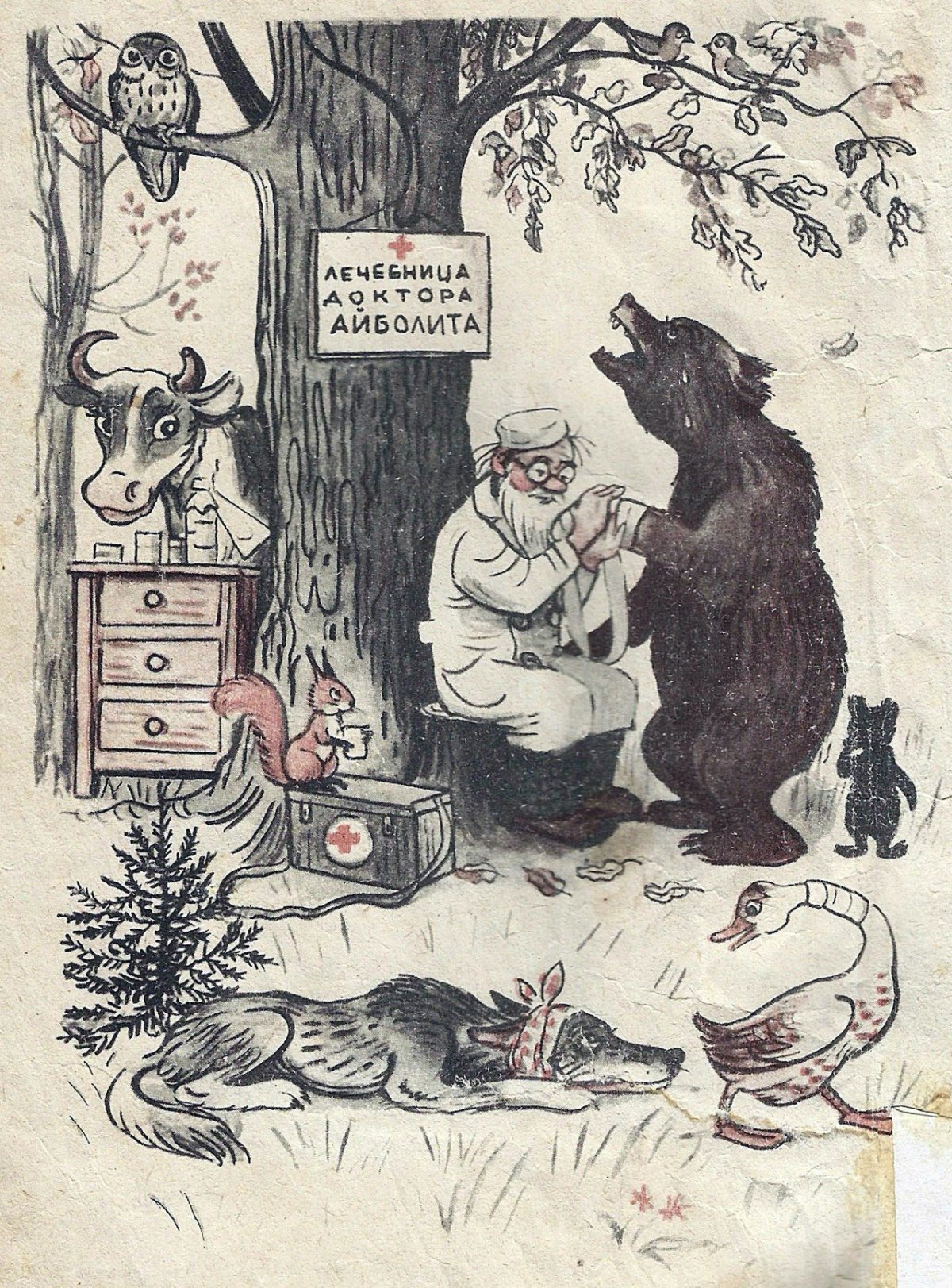 Доктор Айболит Сутеева