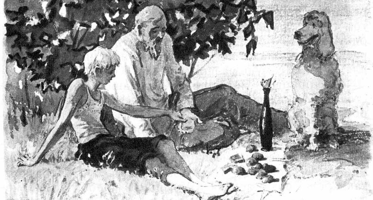 Белый пудель, Куприн а.