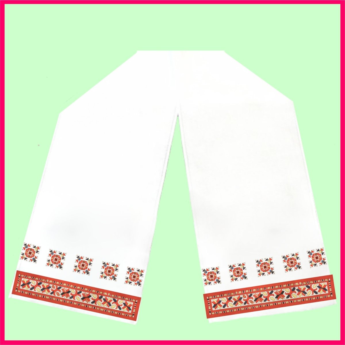 Узоры на полотенце для детей