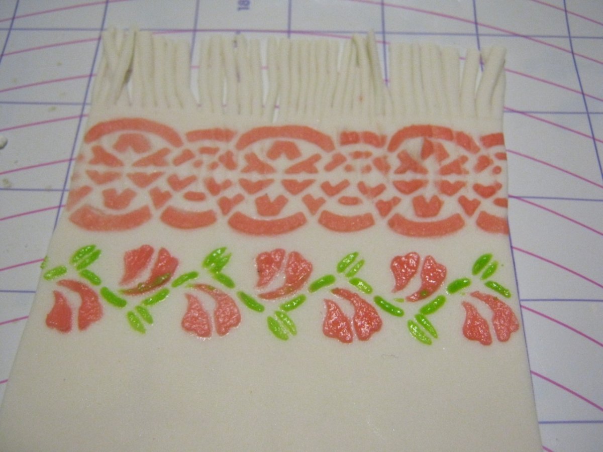 Рисование украсим полотенце