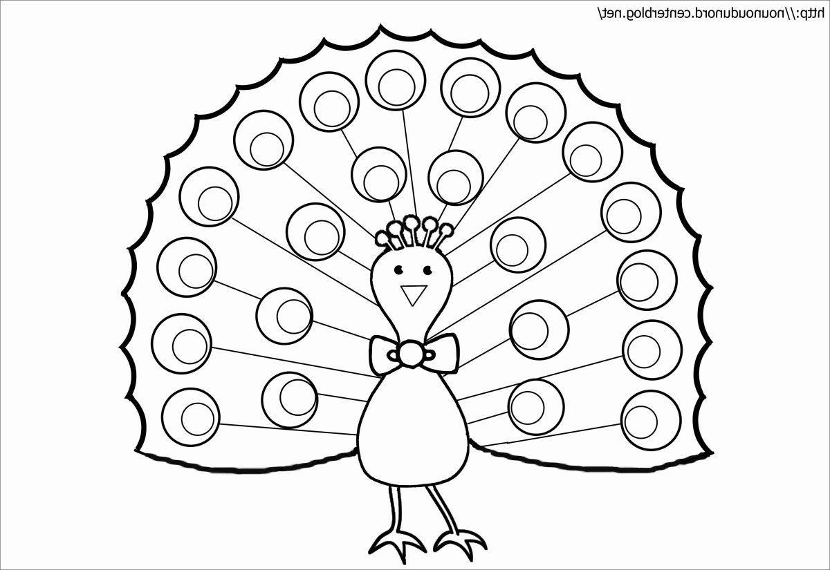 Петтер павлина раскраска