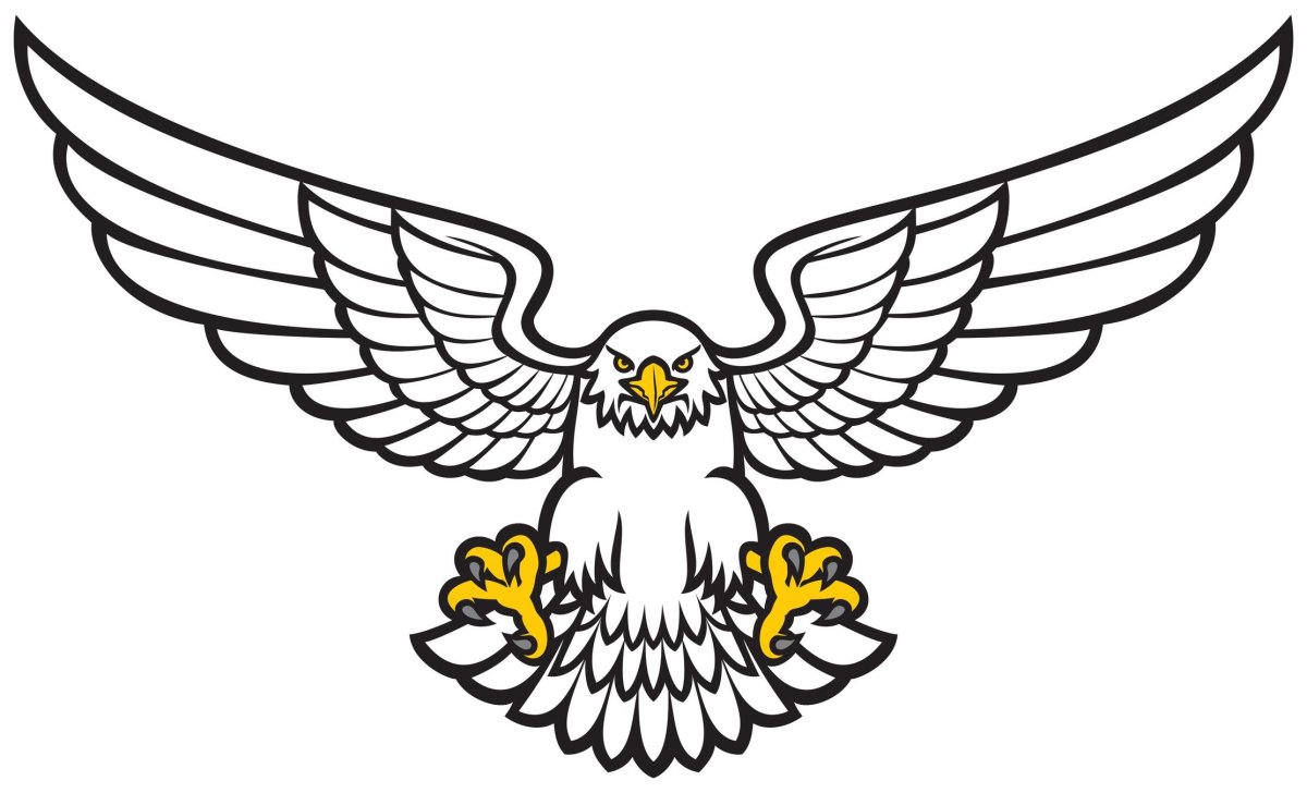 Орёл с расправленными крыльями символ