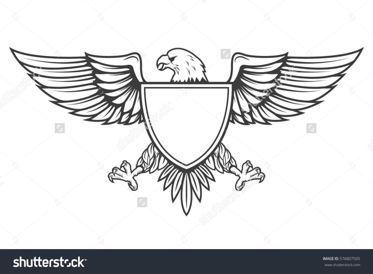 Геральдика Орел с щитом