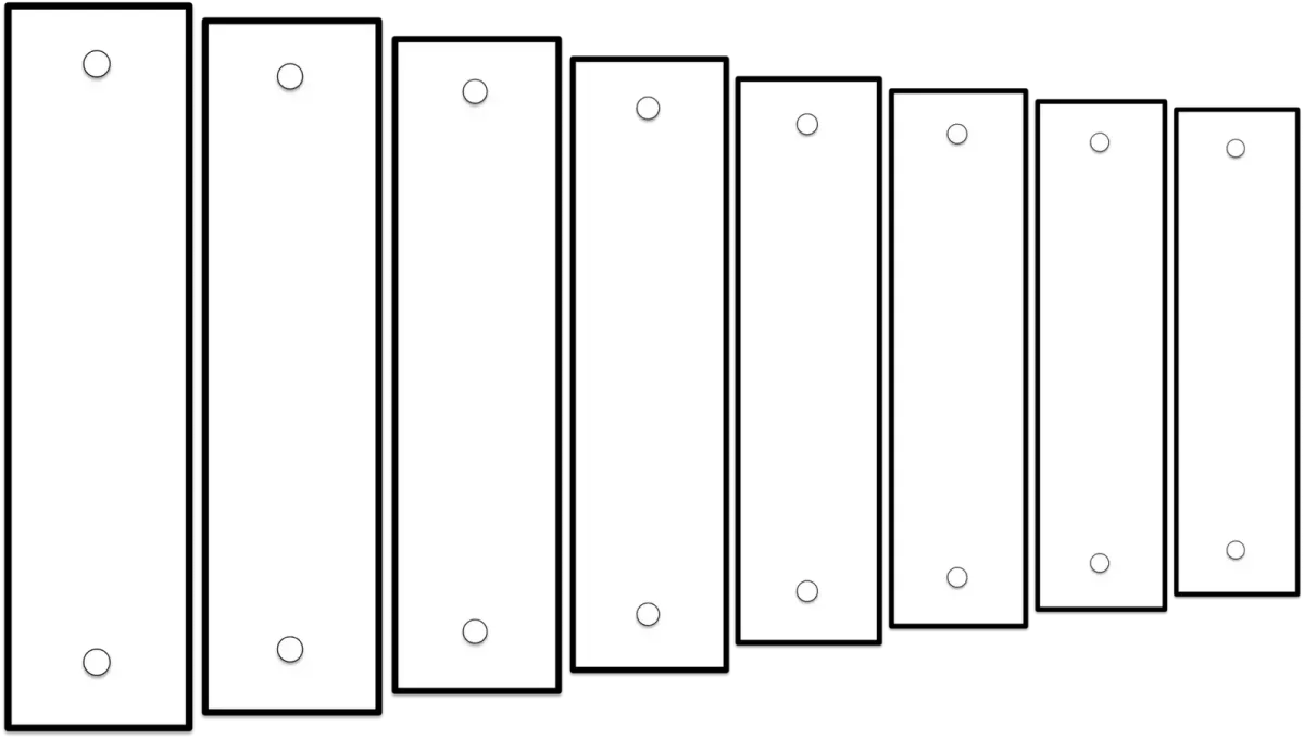 Металлофон паровозик мф0703