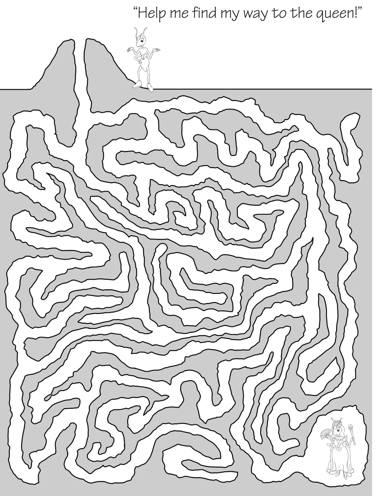 Лабиринт муравей для детей