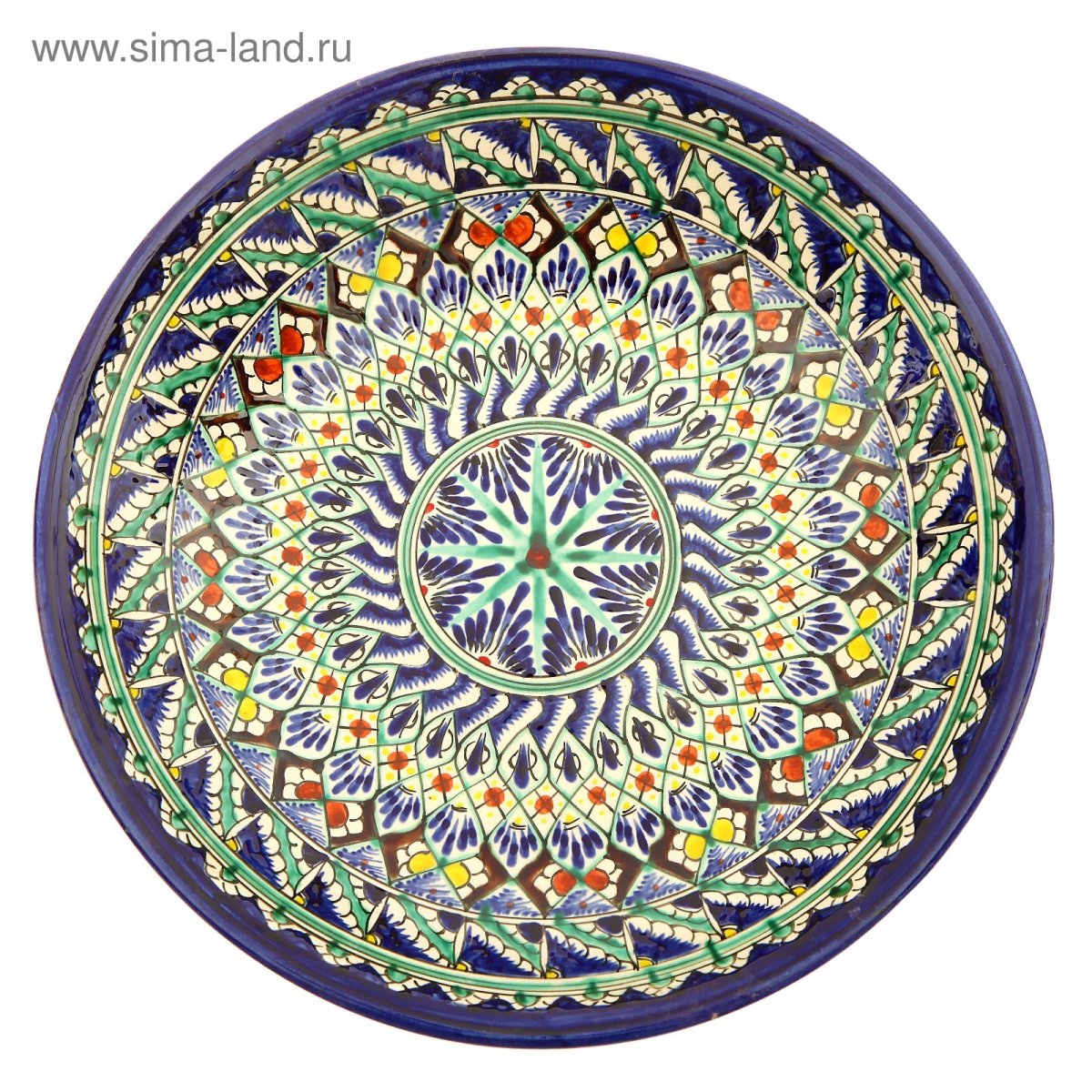 Раскраска тарелочка с узором