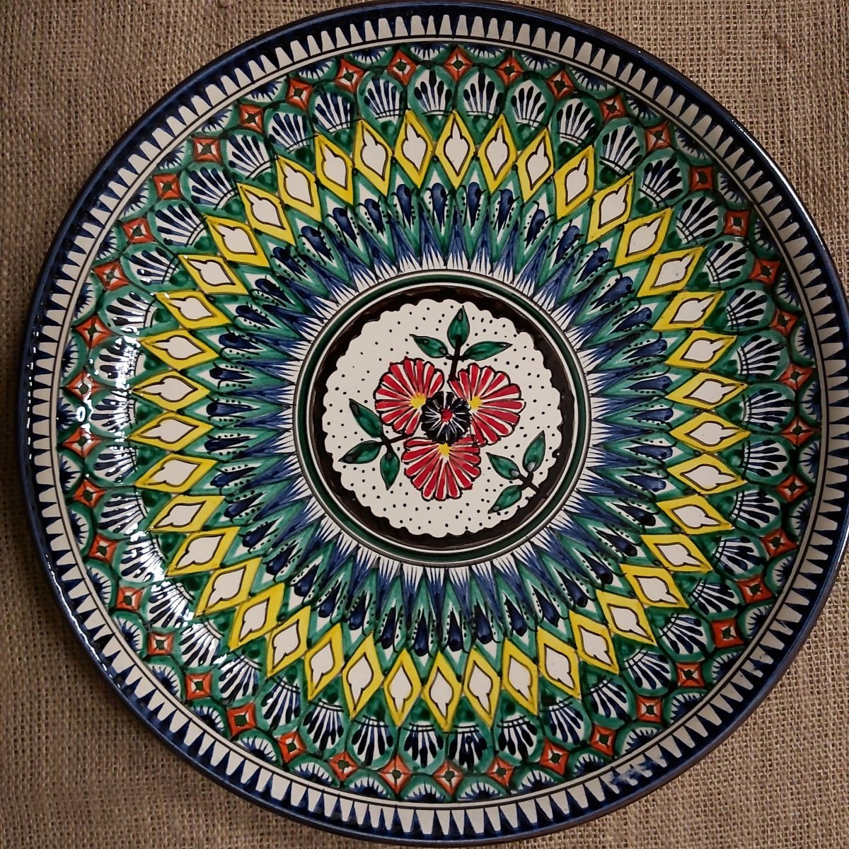 Ляган Риштанская керамика