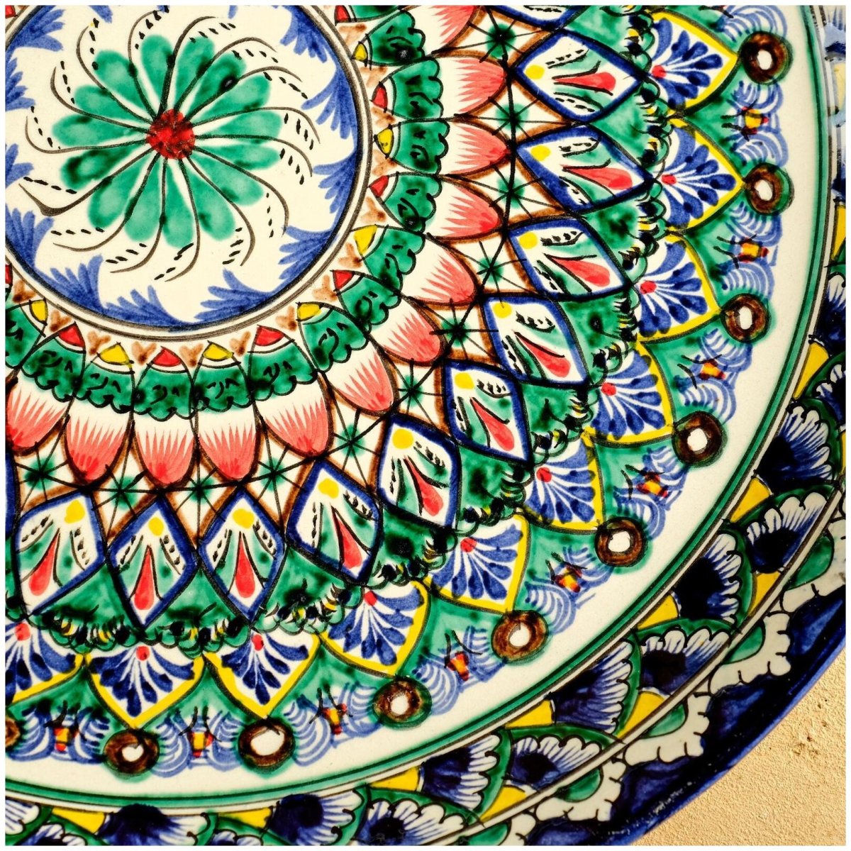 Блюдо Ляган Риштанская керамика