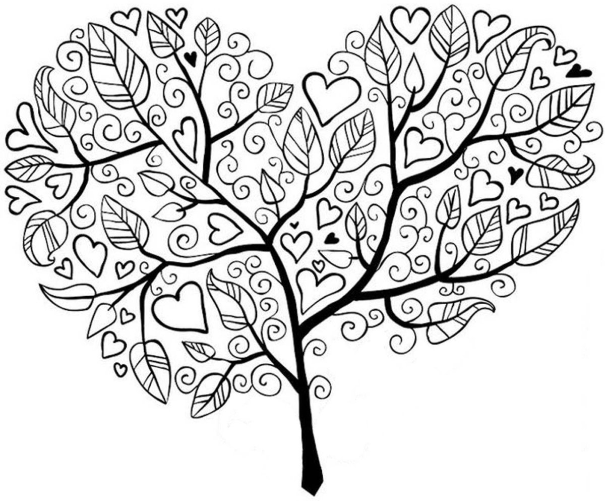 Дерево раскраска